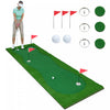 Costway 10 X 3,3 Ft Golf Mettant Vert Tapis D'entrainement Professionnel De Golf Avec 2 Balles De Golf