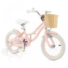 Prorider 14\" Velo Enfant Avec Roues D'entrainement Reglable Guidon Siege Frein A Main Rose