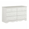 Commode Summer Breeze à 6 tiroirs - pin blanc