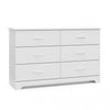 Storkcraft Brookside 6 Commode a tiroirs - Blanc