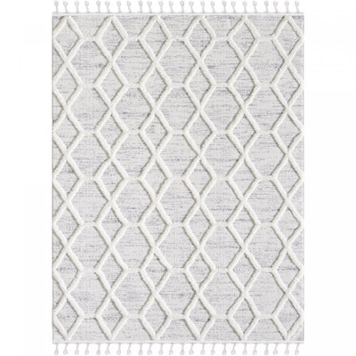 Quinto Nexus Shag Area Rug - 7'7" x 10'|Carpette à poil long Quinto Nexus - 7 pi 7 po x 10 pi
