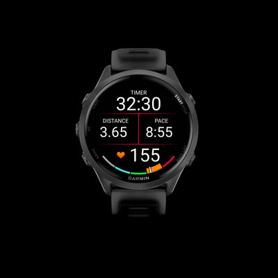 Garmin Forerunner 570 Smartwatch 47mm, Amoled, Slate Gray Aluminum, Black, Gps Fitness Tracker, Running, Triathlon, 11-day Battery