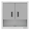Armoire murale GearBox à portes 3/4 de Gladiator - ardoise grise
