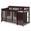 Storkcraft Portofino Lit de bebe convertible 4-en-1 avec table a langer - Espresso