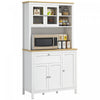 HOMCOM Armoire de garde-manger de cuisine de 71 po avec etageres reglables