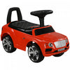 Qaba Voiture Pour Bebe Sous Licence Bentley Bentayga, Voiture A Pousser Avec Pied Au Sol, Klaxon Et Musique, Rangement Sous Le Siege, Pour Les 18-36 Mois, Rouge
