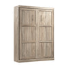 Grand lit escamotable mural Pur de Bestar de 65 po - brun rustique