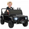 Qaba Camion Pour Enfants Electrique Sous Licence Land Rover, 12 V, Noir