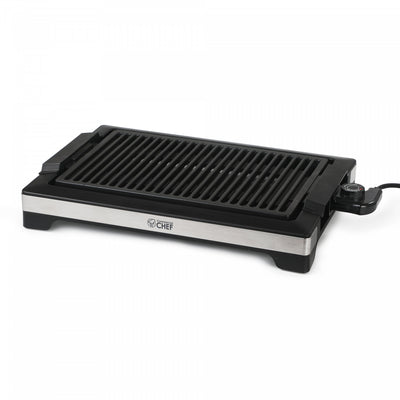 CHK Series Commercial Chef Indoor Electric Grill, CHIG20B, Black/Stainless Steel | Gril electrique d'interieur CHIG20B, noir/acier inoxydable, Serie commerciale CHK