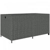 Coffre de rangement en rotin Outsunny 162 gallons avec roues et doublure impermeable