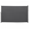 Outsunny Auvent Lateral Retractable Ecran De Confidentialite Pliable, Gris
