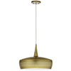 Luminaire suspendu Pixie de Dainolite avec fini peint laiton vieilli et 1 ampoule