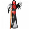 Outsunny Faucheuse Gonflable Halloween 12 Pi, Decoration Exterieure