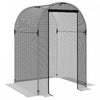 Outsunny Cage De Culture, Tente De Protection Des Plantes De 4' X 4', Noir