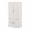 Acapella Armoire penderie Blanc solide, de Meubles South Shore