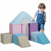 Soozier Blocs De Jeu Souples 11pcs, Jouet De Gymnastique Pour Enfants, Blocs De Construction Et D'empilage En Mousse, Ensemble De Jeu D'apprentissage, Jouet D'activite, Multicolore