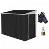 Outsunny Remise De Rangement Exterieure En Metal 4' X 8' Avec Serrure