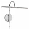 Lampe pour affichage d’image de Dainolite avec fini chromé poli et ampoule à DEL de 6 W