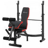Banc De Musculation Soozier, Banc Reglable D'entrainement Multifonctionnel Robuste Avec Boucle De Predicateur, Developpeur De Jambes