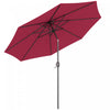 Outsunny Parasol Rouge