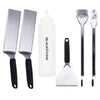 Ensemble d'ustensiles pour plaque de cuisson Blackstone Deluxe - 6 pieces - 5464CA