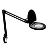 Lampe à loupe de Dainolite avec fini noir et ampoule à DEL de 8 W