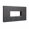 Hangups Armoire De Rangement De Garage 120 Pouces, Ensemble I De 6 Pieces – Noir