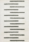 Carpette douce Taylor à motifs de lignes - 5 pi 3 po x 7 pi 7 po
