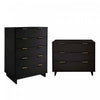 Ensemble de commode 2 pieces Granville Modern en noir