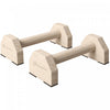 Soozie rPoignees de pompes, barres paralleles en bois, base antiderapante