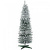 Homcom Sapin De Noel Artificiel 6 Pi Avec 390 Branches Floquees De Neige