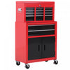 Homcom Coffre A Outils Amovible A 6 Tiroirs Avec Roulettes