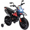 Qaba Moto Electrique 12 V Aprilia Homologuee, Motocross Pour Enfants, Rouge