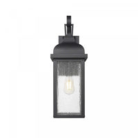 Applique Murale D’exterieur A 1 lampe Madrid De 17,5 po, Noire