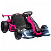Aosom Kart Electrique 24 V 7,5 Mph Avec Siege Reglable, Rose