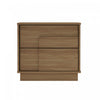 Table de nuit Horizon Moderne 56 cm en erable (2 tiroirs)