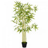 Outsunny 4' Bambou Artificiel Faux Plante Decoration Interieure Exterieure