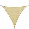 Outsunny Triangle 10' Canopy Sun Sail Shade Garden Cover Uv Protector Abri Exterieur Pour Pelouse Avec Sac De Transport Sable