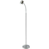 Lampe à pied de Dainolite avec fini chromé satiné et ampoule à DEL de 5 W