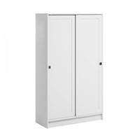 Elite Armoire D’appoint A 4 Tablettes – Blanc