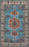 Tapis Traditionnel Tracy 8'0\" x 10'0\" en Bleu