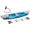 Outsunny Kayak gonflable pour 2 pers, ensemble de canoe avec pompe a air
