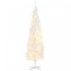 Homcom Arbre De Noel Artificiel Illumine 6 Pi Avec Lumieres Led Blanc Chaud