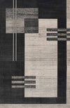 Tapis Contemporain Sorelle 5'1\" x 7'7\" en Gris