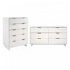 Ensemble de commode 2 pieces Granville Modern en blanc