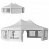 Outsuuny Gazebo de fete octangnal de 29,2 pieds de haut, blanc