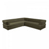 Canape d’angle moderne contemporain royal 2 pieces vert