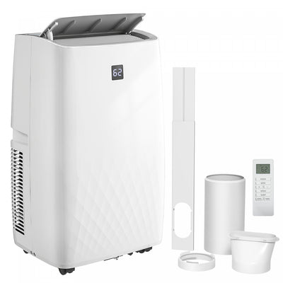 HOMCOM 14000 BTU Portable Air Conditioner with Dehumidifier & Fan, AC Unit