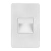Lampe d’escalier et murale Bella de Dainolite avec fini blanc et ampoule à DEL de 3,3 W