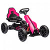 Aosom Kart Electrique, Voiture De Course Exterieure 12 V Pour Enfants, Avec Marche Avant Et Arriere, Vitesse Reglable, Ages De 3 A 8 Ans, Rose